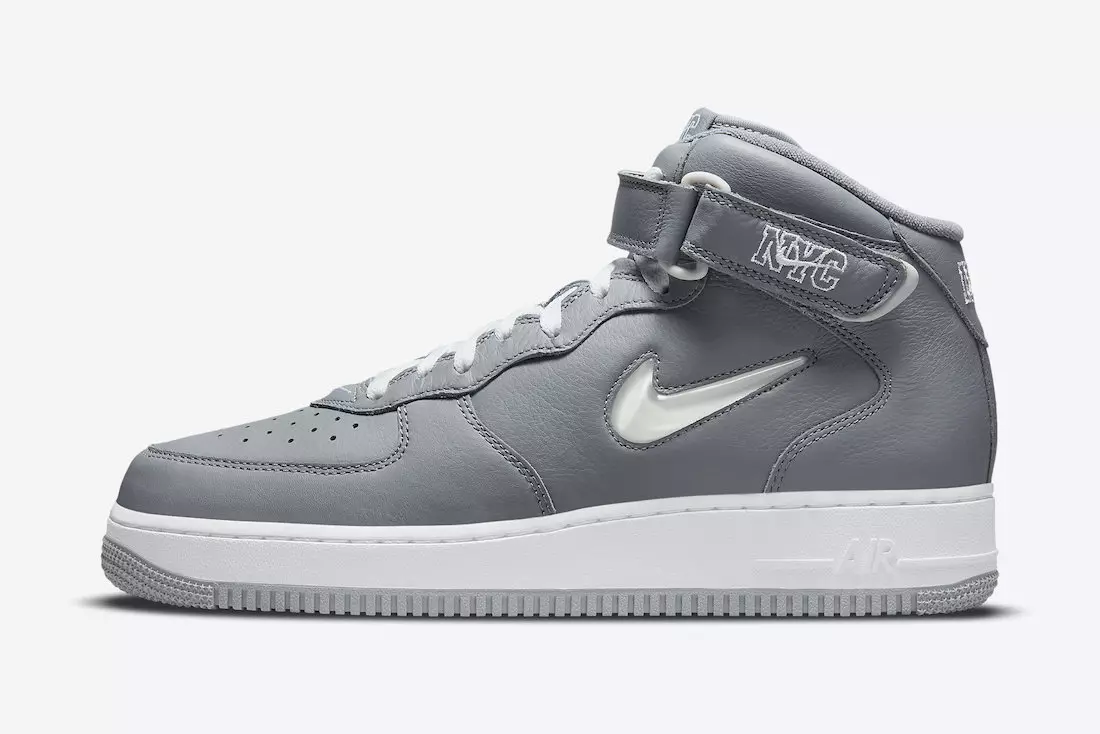 Nike Air Force 1 Mid NYC Cool Grey DH5622-001 מעלדונג טאָג