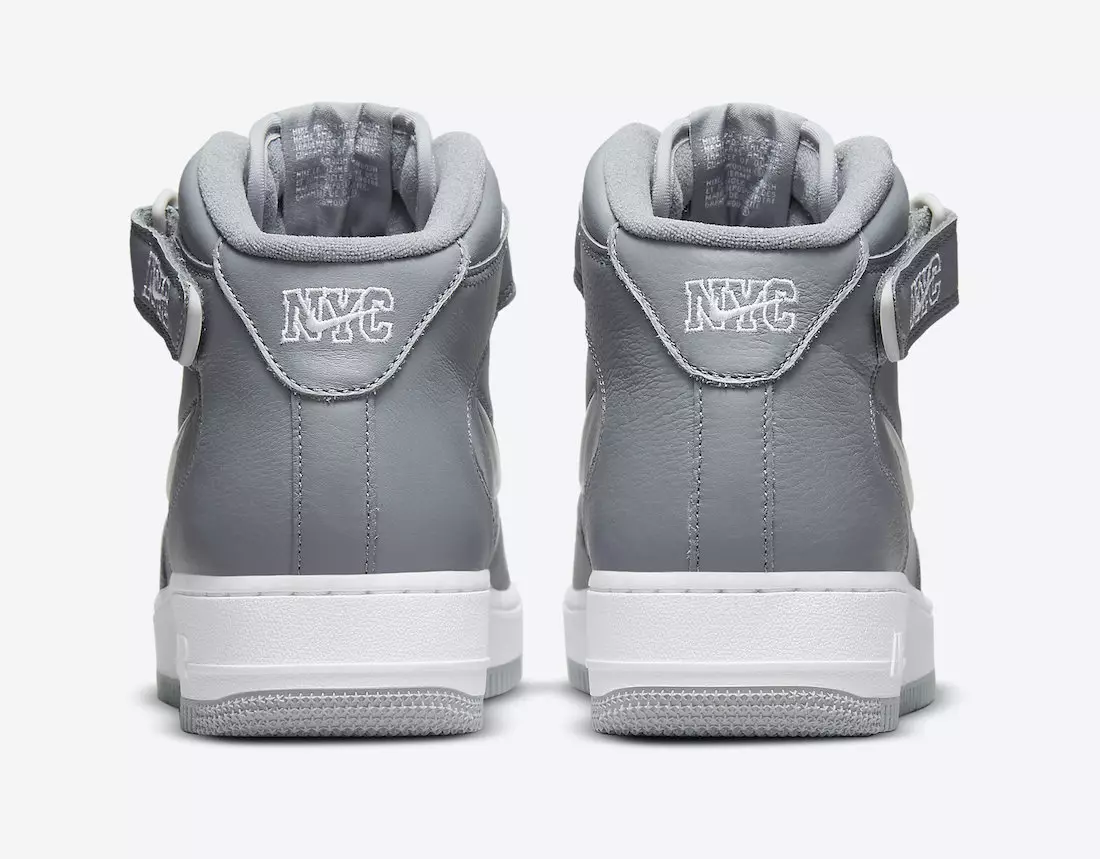 Ngày phát hành Nike Air Force 1 Mid NYC Cool Grey DH5622-001