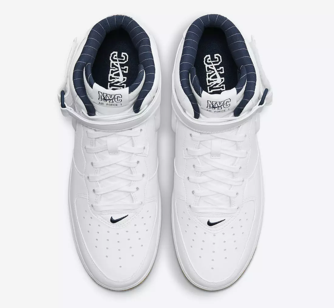 تاريخ إصدار Nike Air Force 1 Mid NYC DH5622-100