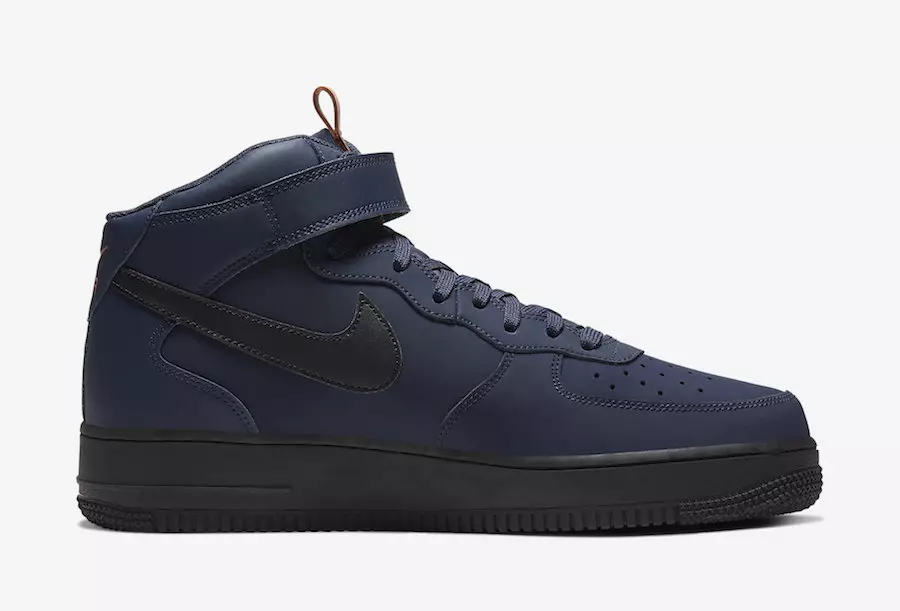 Nike Air Force 1 Mid Obsidian Dusty Peach BQ4592-400 Chiqarilgan Sana