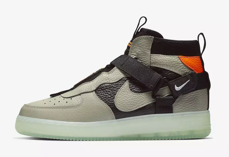 Nike Air Force 1 Mid Utility Spruce Fog AQ9758-300 шығарылым күні бағасы