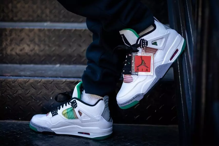 Air Jordan 4 Rasta WMNS AQ9129-100 Data de llançament a peu