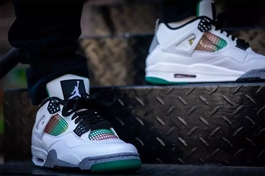 Air Jordan 4 Rasta WMNS AQ9129-100 Fecha de lanzamiento On-Feet