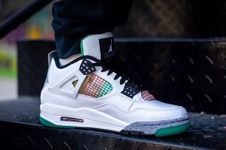 Air Jordan 4 Rasta WMNS AQ9129-100 Ημερομηνία κυκλοφορίας On-Feet