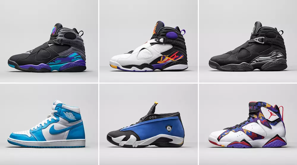 Jordan Brand Holiday 2015 Retro-Aufstellung