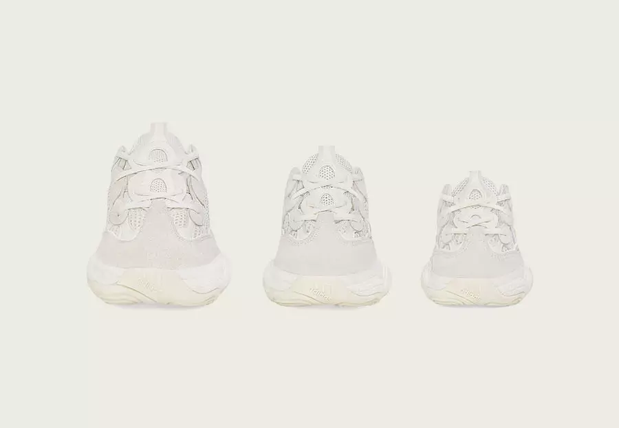 adidas Yeezy 500 Bone White FV3573 2019 Датум на издавање