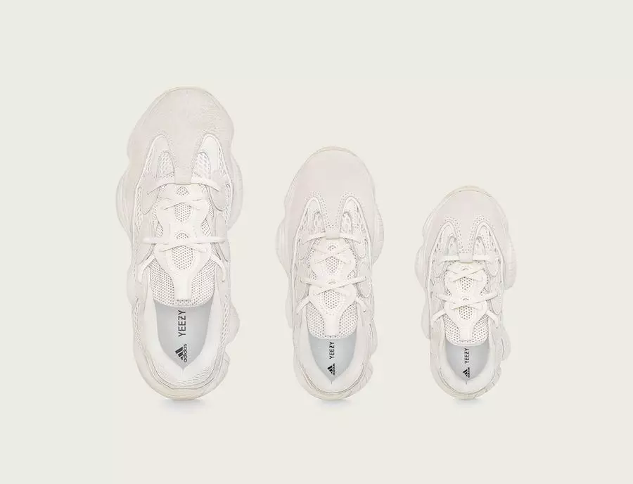 adidas Yeezy 500 Bone White FV3573 2019 Датум на издавање