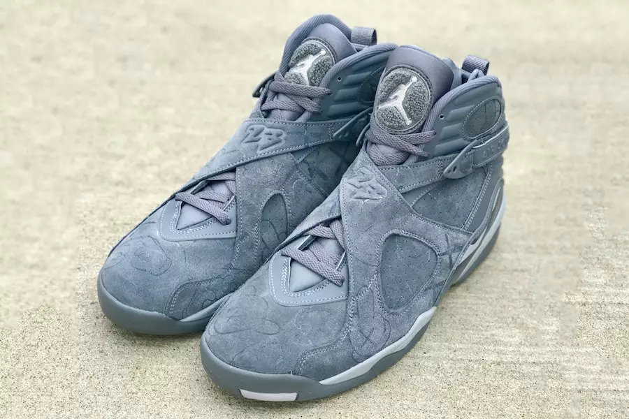 KAWS Air Jordan 8 Cool Grey Custom