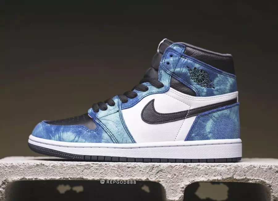 Air Jordan 1 WMNS Tie-Dye CD0461-100 Dáta Eisiúna