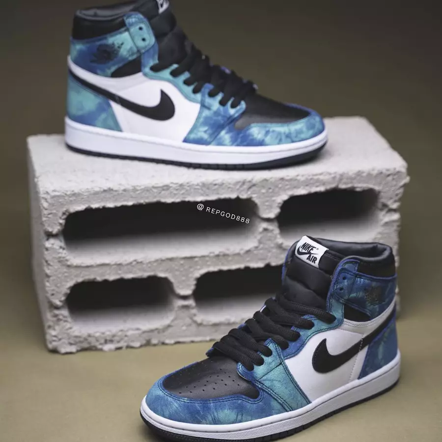 Air Jordan 1 WMNS Tie-Dye CD0461-100 تاريخ الإصدار