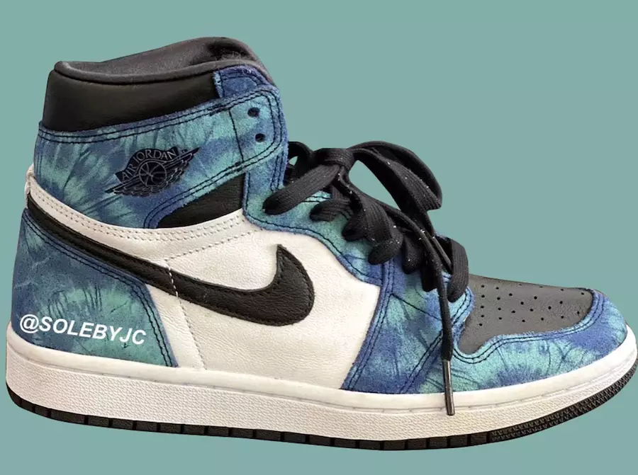 Air Jordan 1 High OG Tie-Dye Aurora Green CD0461-100 تاريخ الإصدار