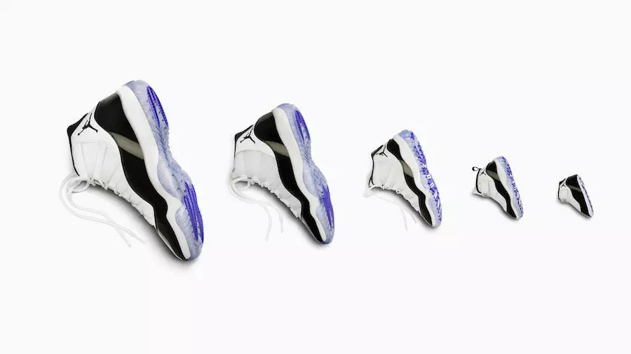 Air Jordan 11 Concord Family Sizing