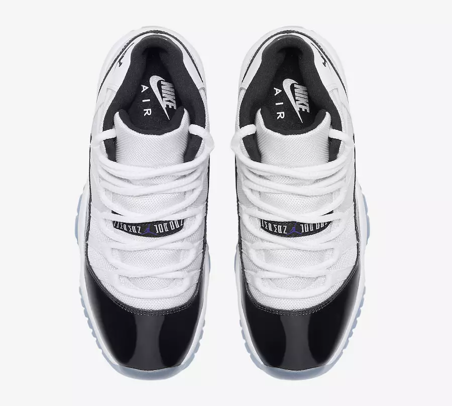 Air Jordan 11 Concord GS Gred School 378038-100 Tarikh Tayangan