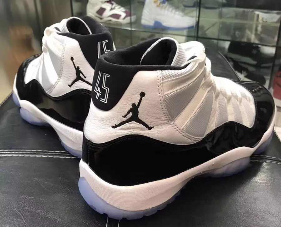 Air Jordan 11 Retro Concord 2018 Väljalaskekuupäev Hind Heel