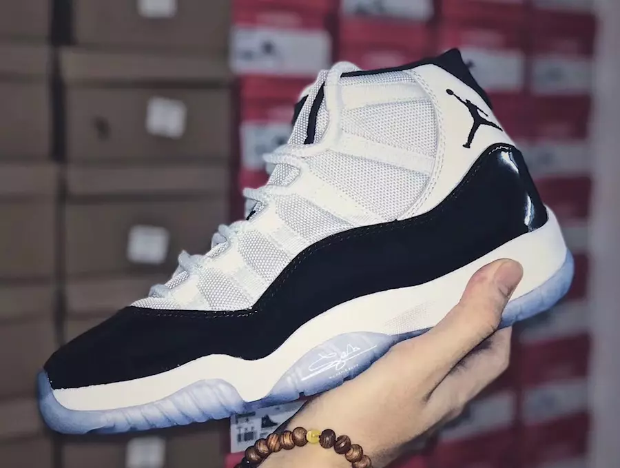 Air Jordan 11 Retro Concord 2018 378037-100 תאריך יציאה