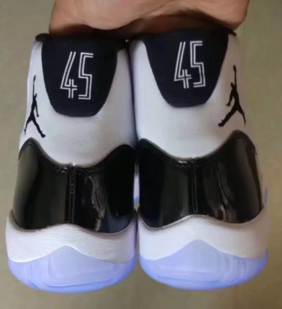 Air Jordan 11 Concord 2018 Retro Heels