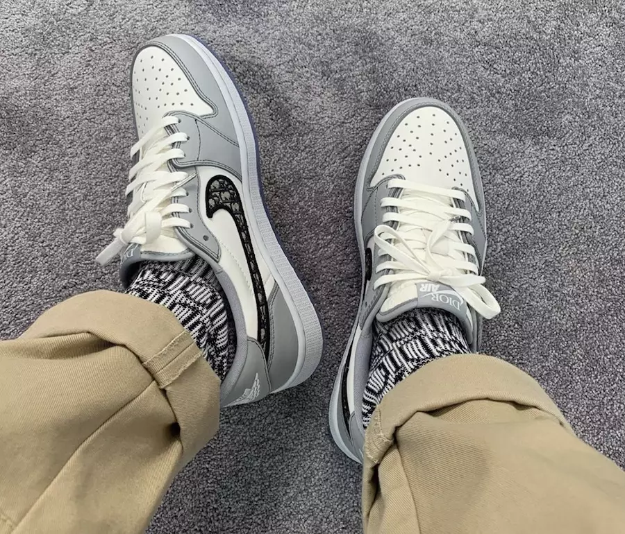 Dior Air Jordan 1 נידעריק מעלדונג טאָג