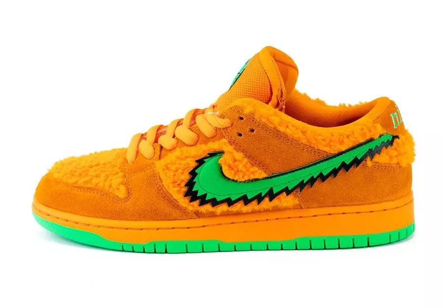 Nike SB Dunk Low Grateful Dead Orange Bear CJ5378-800 תאריך שחרור