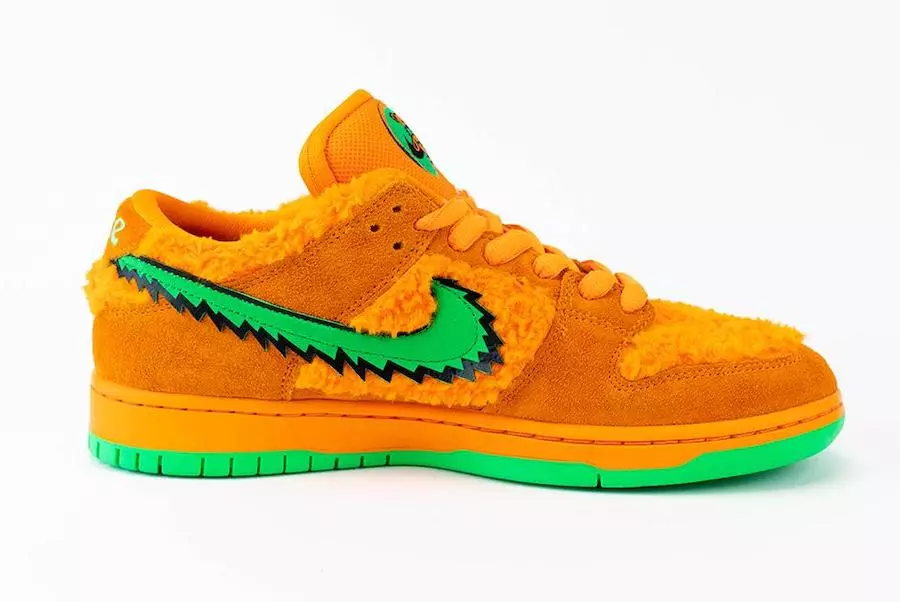 Nike SB Dunk Low Grateful Dead Orange Bear CJ5378-800 Data de lançamento