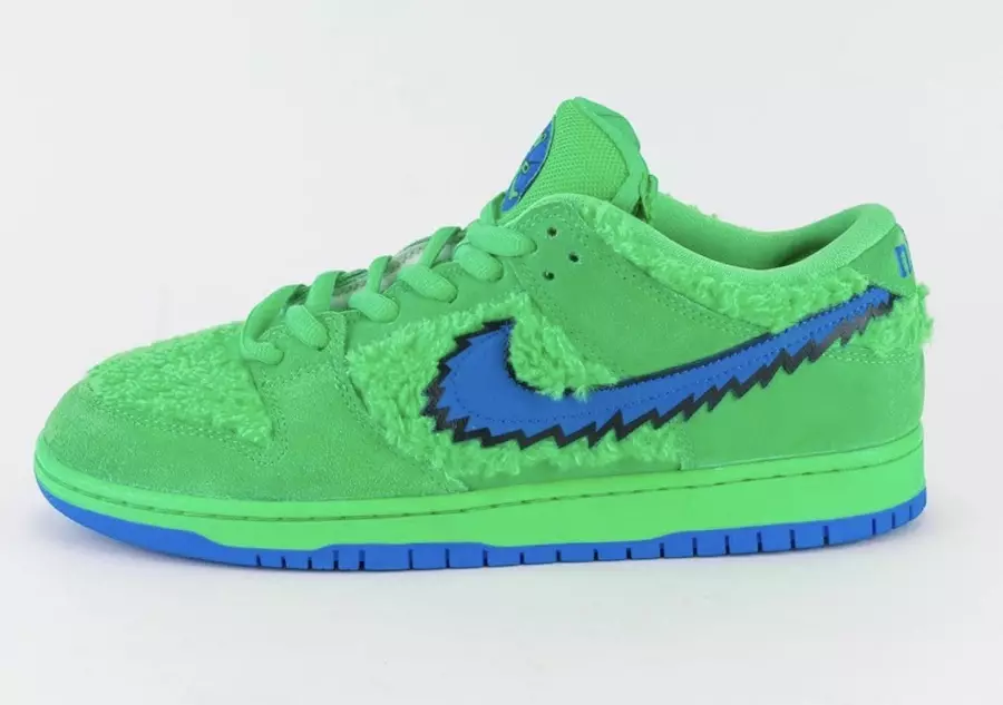 Grateful Dead Nike SB Dunk Low Green Bear CJ5378-300 Дата випуску Ціна