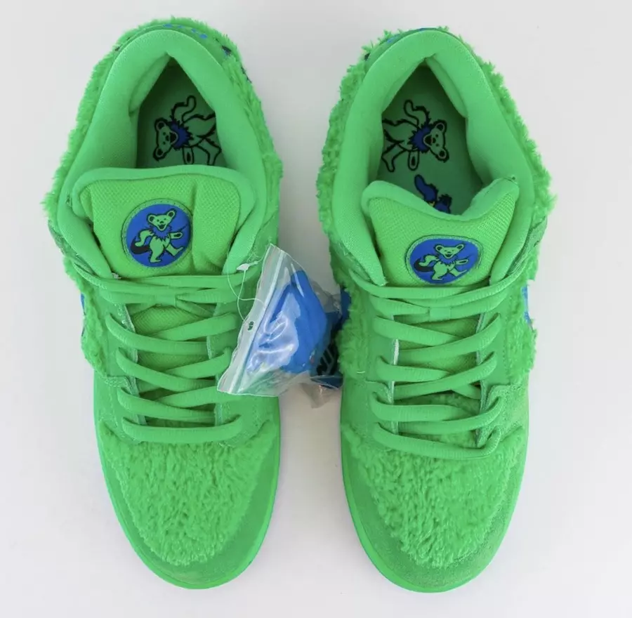 Grateful Dead Nike SB Dunk Low Green Bear CJ5378-300 Дата випуску Ціна