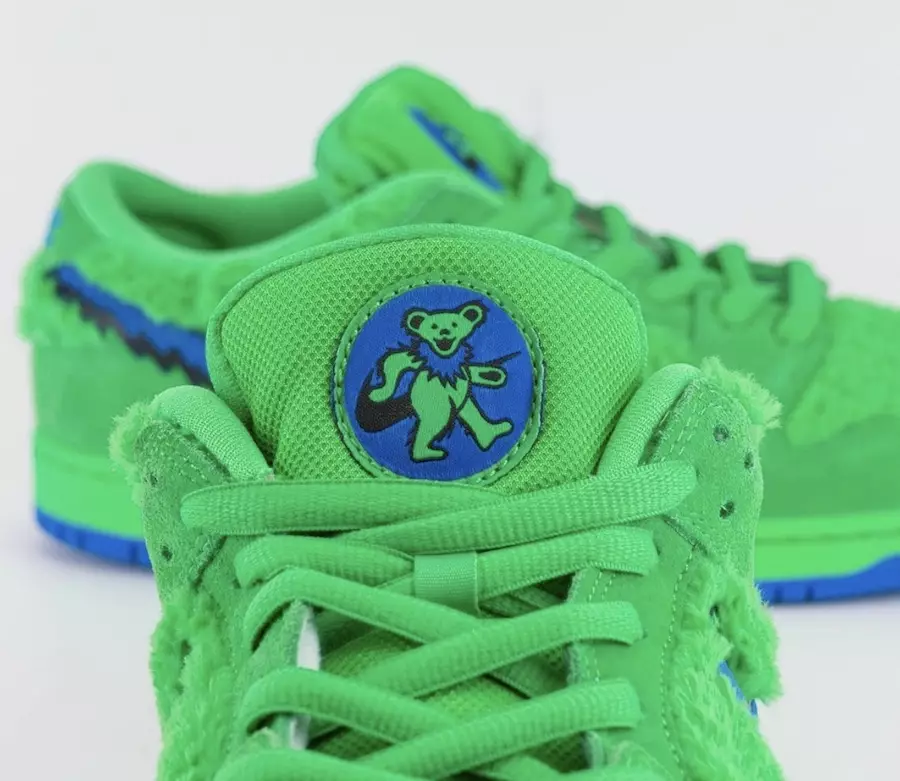 Grateful Dead Nike SB Dunk Low Green Bear CJ5378-300 Išleidimo data Kaina