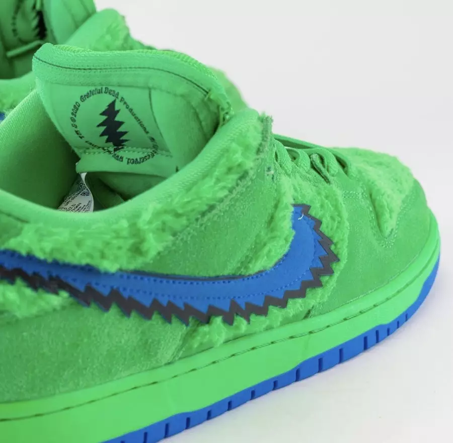 Grateful Dead Nike SB Dunk Low Green Bear CJ5378-300 תמחור תאריך יציאה