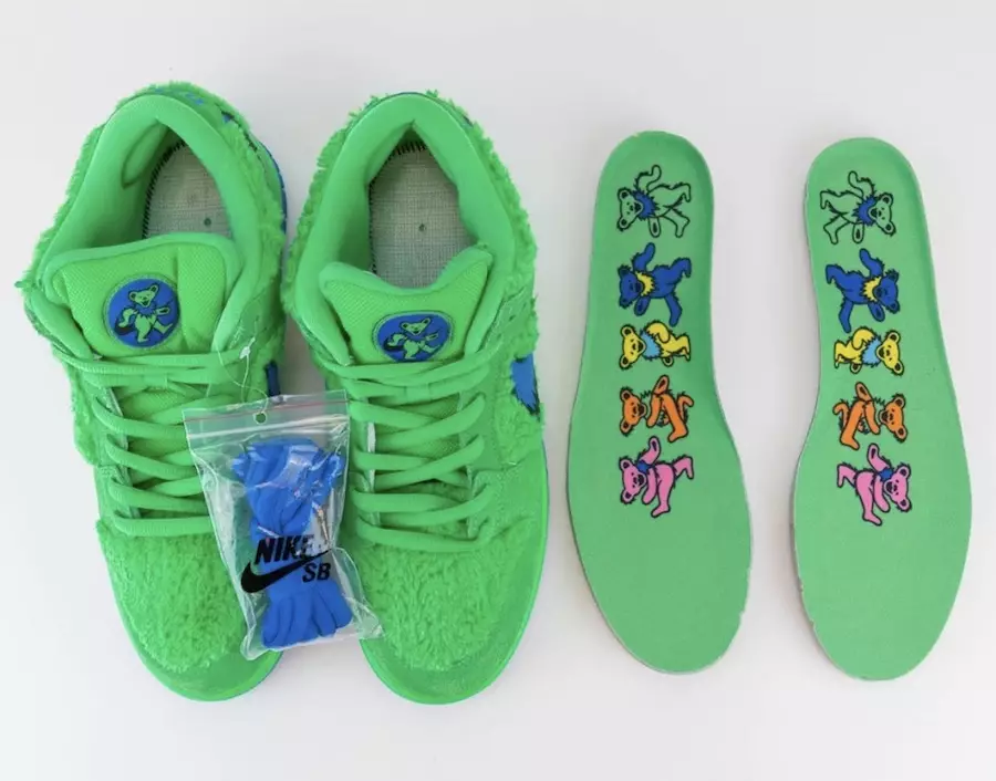 Grateful Dead Nike SB Dunk Low Green Bear CJ5378-300 Дата випуску Ціна