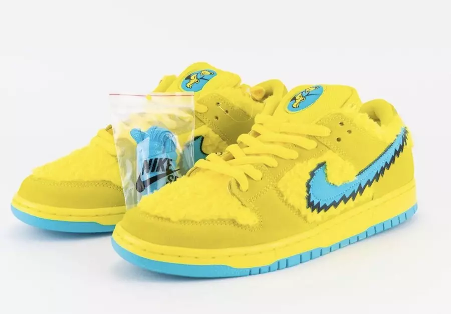 Grateful Dead x Nike SB Dunk Low Yellow Bear CJ5378-700 Թողարկման ամսաթիվ