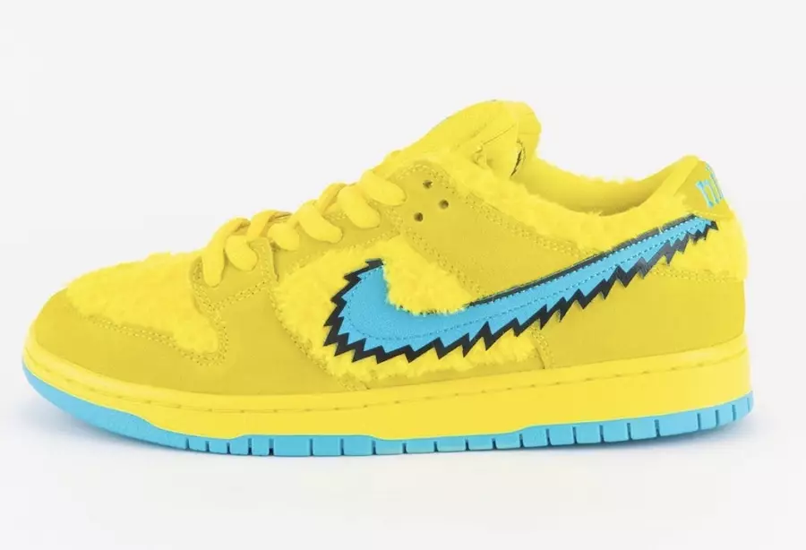 Grateful Dead x Nike SB Dunk Low Yellow Bear CJ5378-700 תאריך שחרור