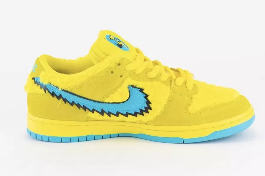 Grateful Dead x Nike SB Dunk Low Yellow Bear CJ5378-700 تاریخ انتشار