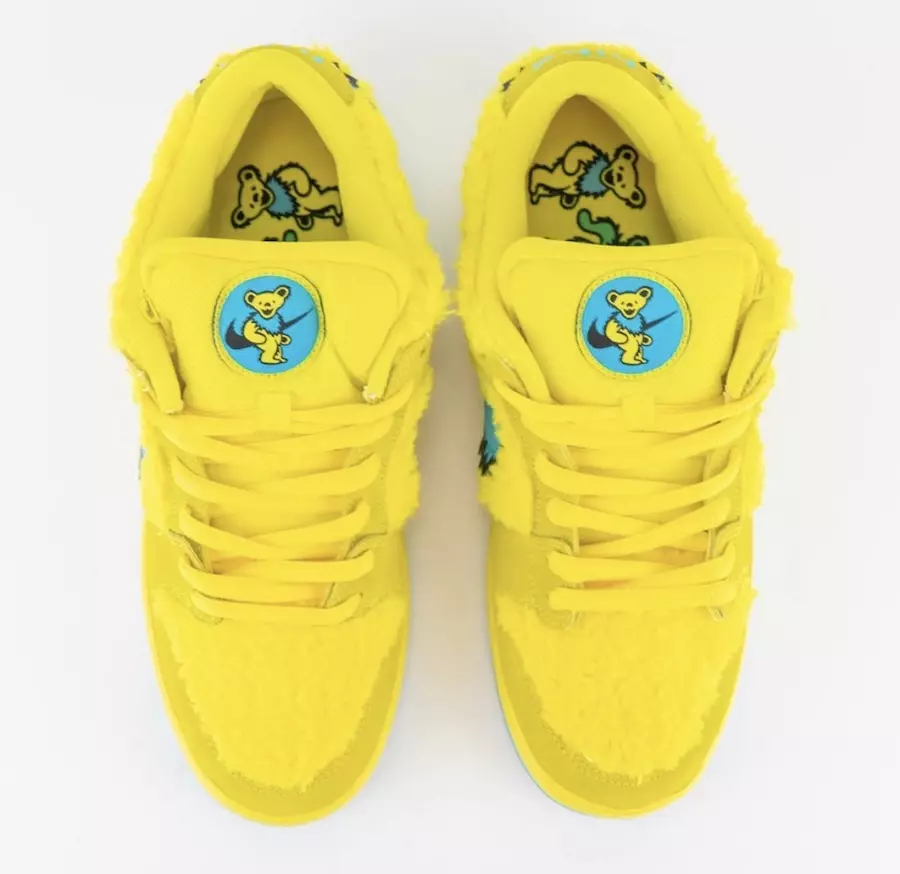 Grateful Dead x Nike SB Dunk Low Yellow Bear CJ5378-700 תאריך שחרור