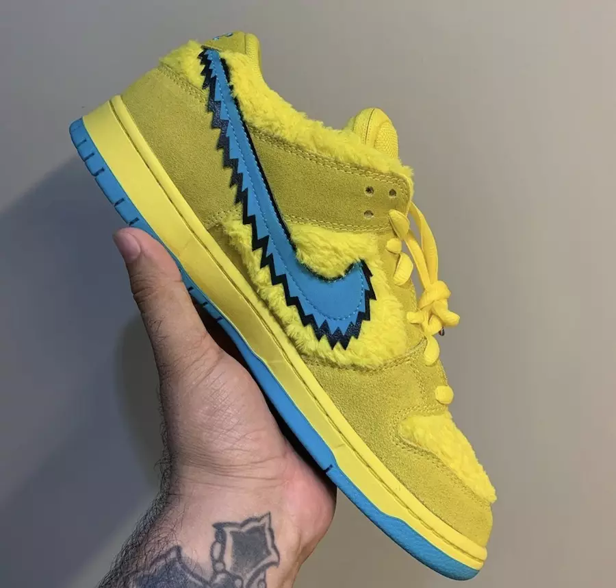 Grateful Dead Nike SB Dunk Low Yellow Bear CJ5378-700 Дата випуску Ціна