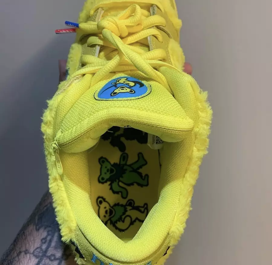 Grateful Dead Nike SB Dunk Low Yellow Bear CJ5378-700 Дата випуску Ціна