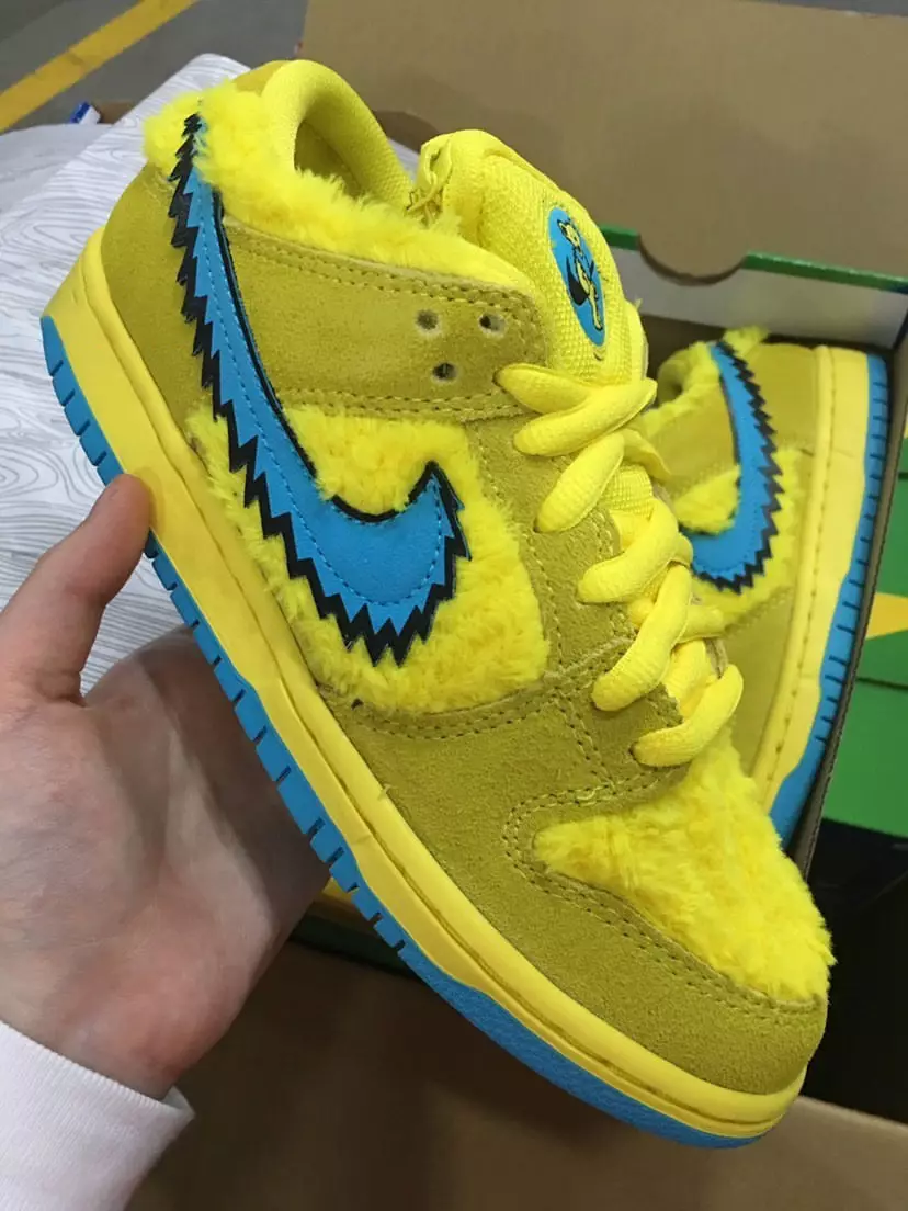 Grateful Dead Nike SB Dunk Low Yellow Bear CJ5378-700 Preço da data de lançamento