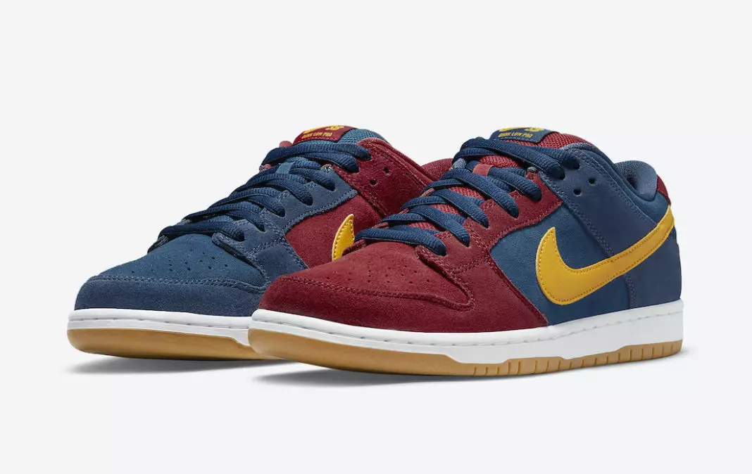 Nike SB Dunk Low Barcelona Catalonia DJ0606-400 გამოშვების თარიღი