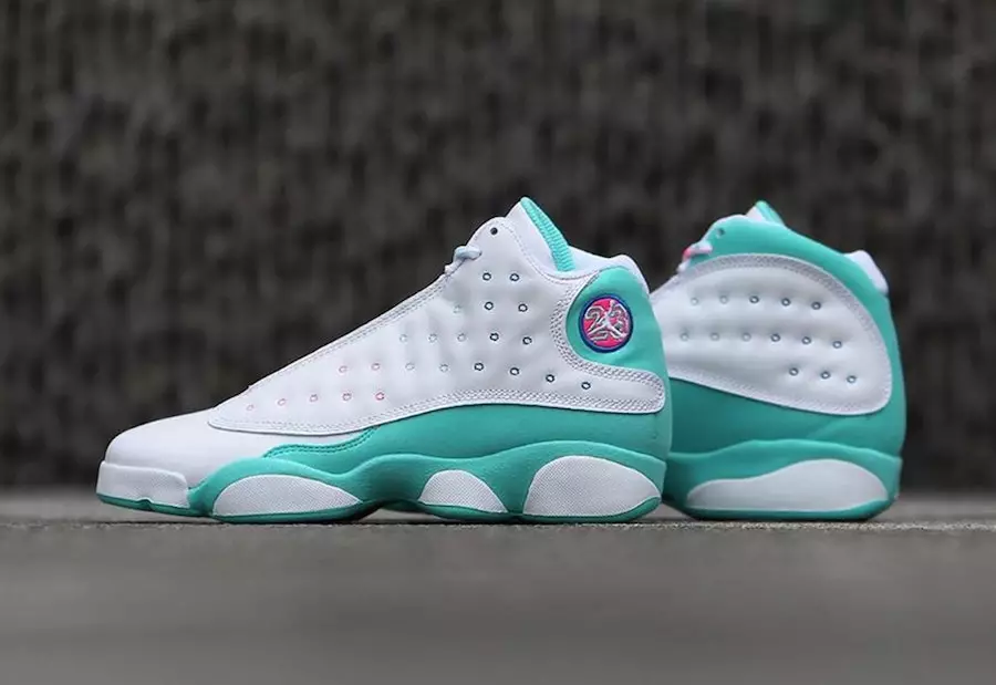 Air Jordan 13 GS Aurora Green Digital Pink 439358-100 Väljalaskekuupäev