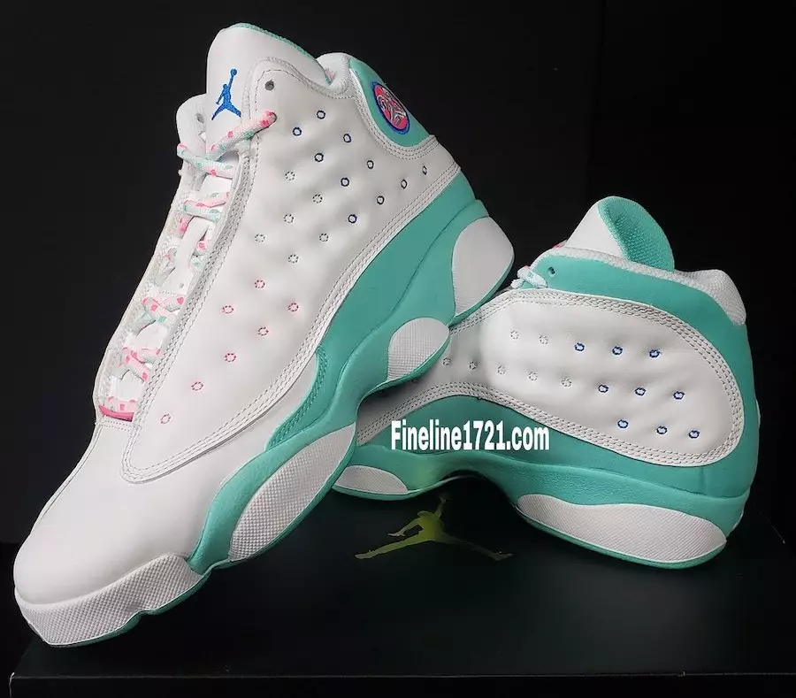 Air Jordan 13 GS Aurora Green Digital Pink 439358-100 Išleidimo data