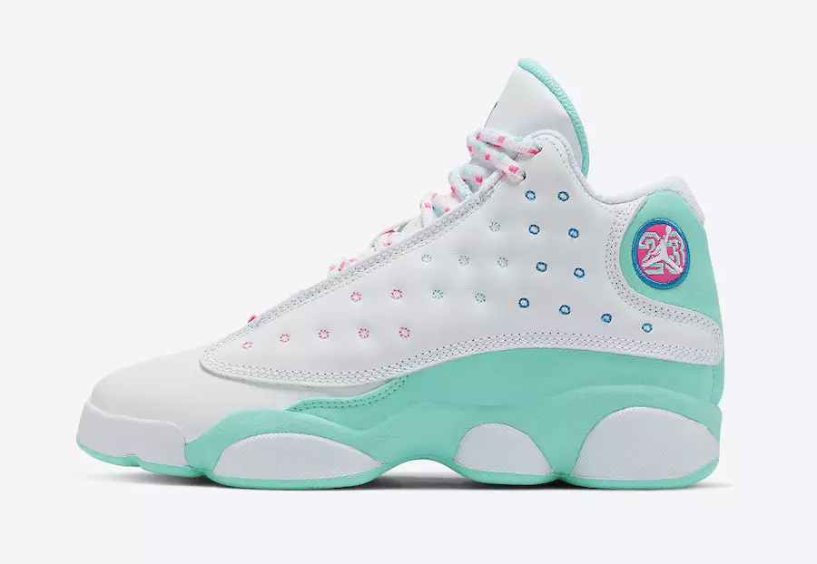 Air Jordan 13 GS Aurora Green Digital Pink Datum vydání 439358-100