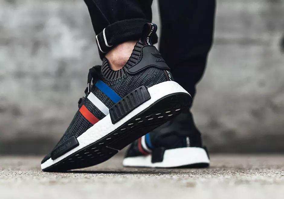 adidas NMD R1 Primeknit үш түсті қара