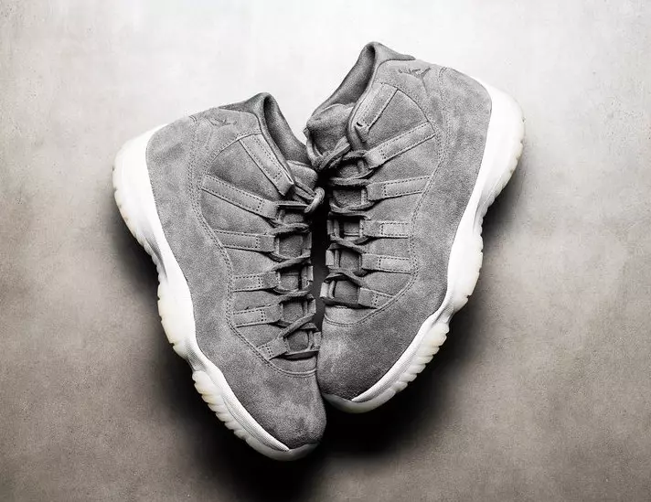 Air Jordan 11 Premium Cool Grey Suede