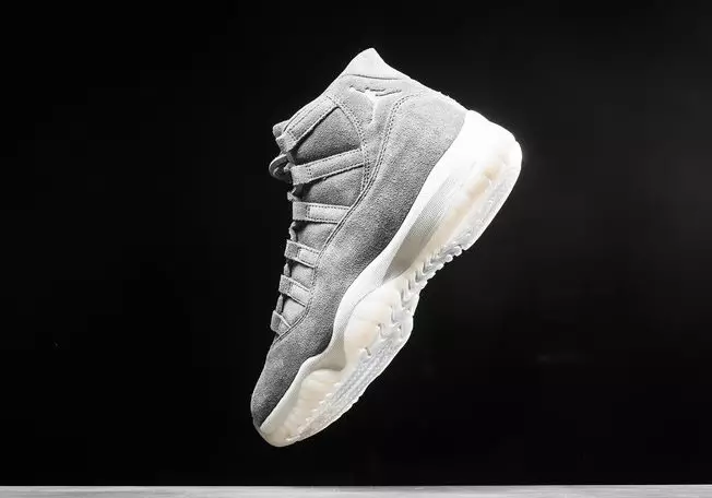 Air Jordan 11 Premium sovuq kulrang zamsh