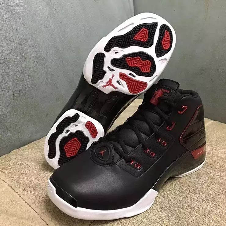 Air Jordan 17 Chicago Bulls Hodowany Czarny Czerwony Biały