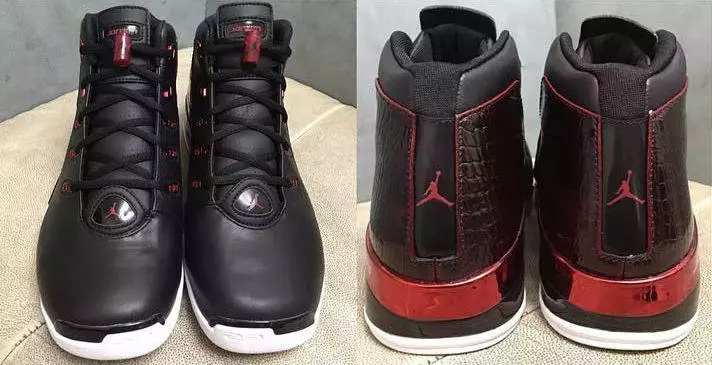 Air Jordan 17 Bulls Czarny Czerwony Biały