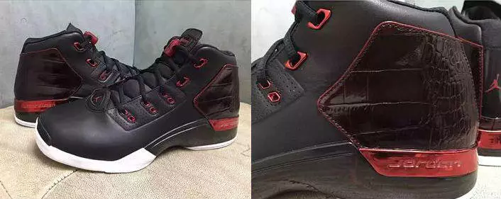 Air Jordan 17 Bulls Czarny Czerwony Biały