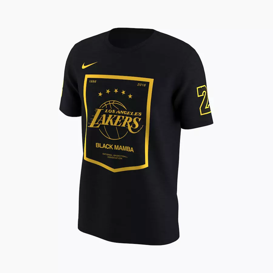 Nike Kobe T-shirts Mamba Jersey пензионирање