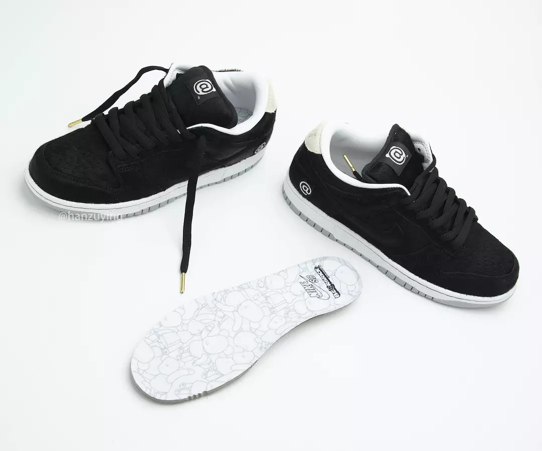 Medicom Toy Nike SB Dunk Low Nero Data di rilascio CZ5127-001