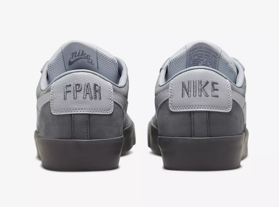 FPAR Nike SB Blazer Low Cool Grey DN3754-001 Utgivningsdatum