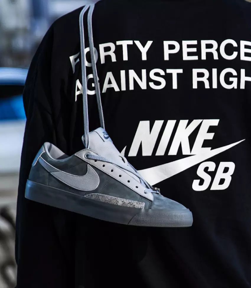 FPAR Nike SB Blazer Low Grey DN3754-001 تاريخ الإصدار