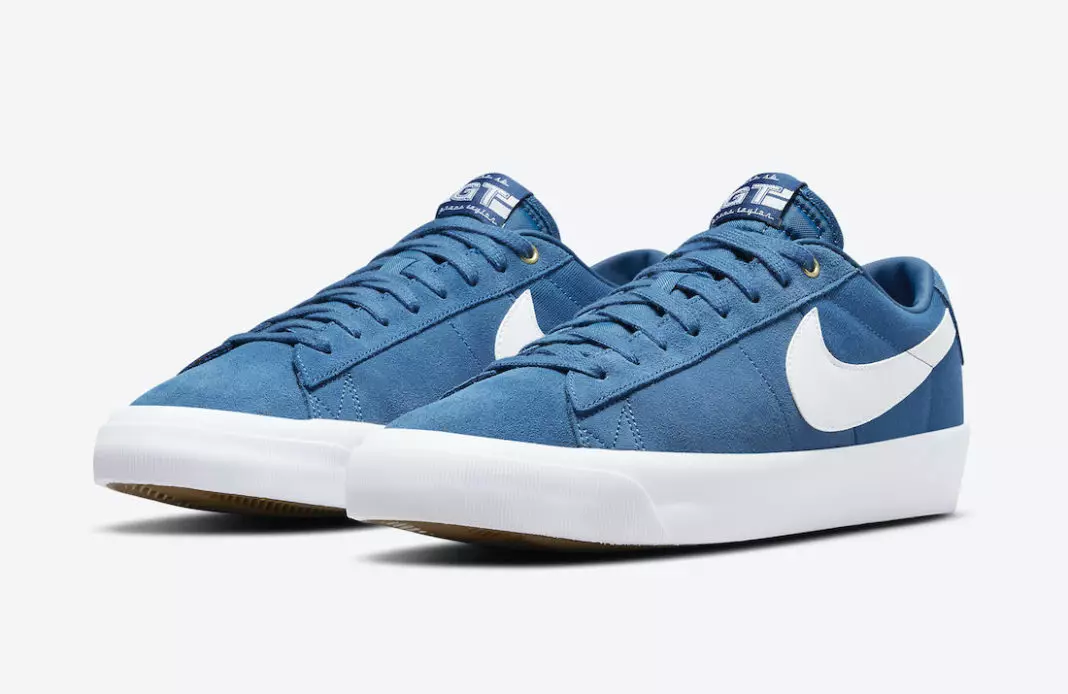 Nike SB Blazer Low GT Blue White DC7695-401 تاريخ الإصدار